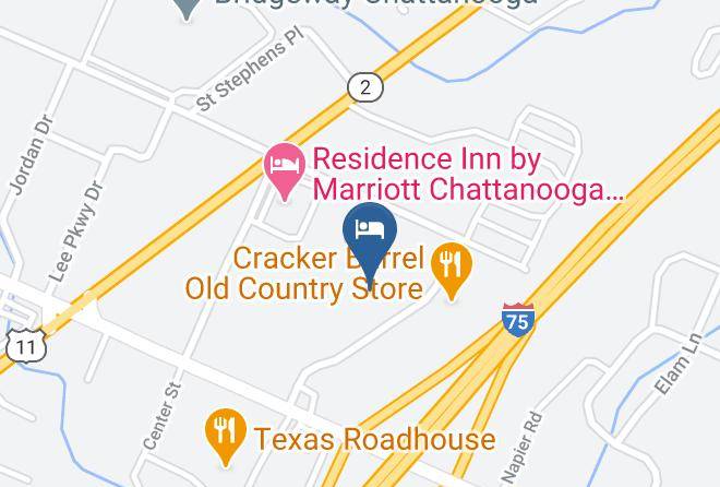 Hilton Garden Inn Chattanooga Hamilton Place Map