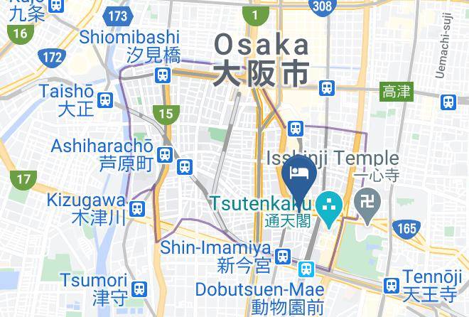 Osaka City Naniwa Ward - Hommy Hotel Maps