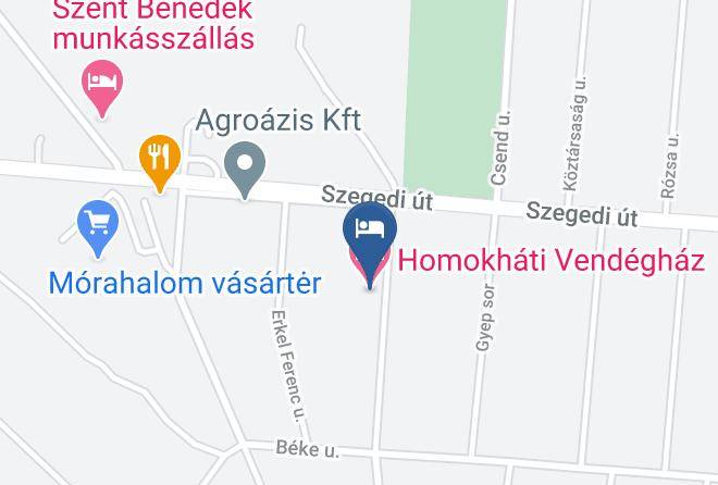 Homokhati Vendeghaz Map