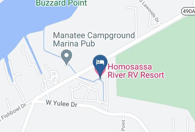 Citrus - Homosassa River Rv Resort Maps