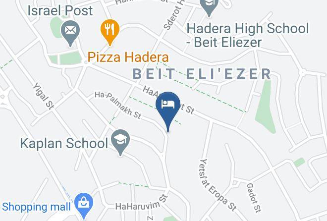 Hadera - Homy In Hadera Maps