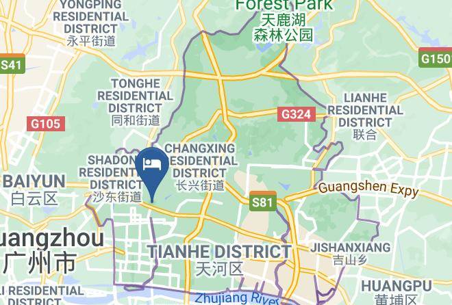 Guangzhou - Honder International Hotel Maps