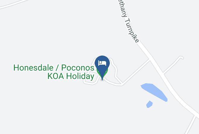 Wayne - Honesdale Poconos Koa Holiday Maps