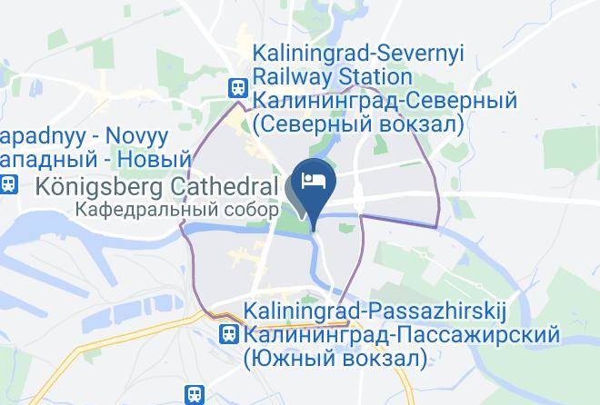 Kaliningrad - Honey Bridge Hotel Maps