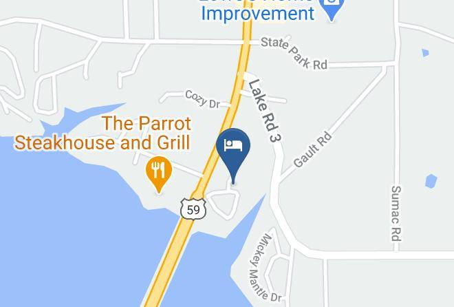 Delaware - Honey Creek Resort & Motel Maps