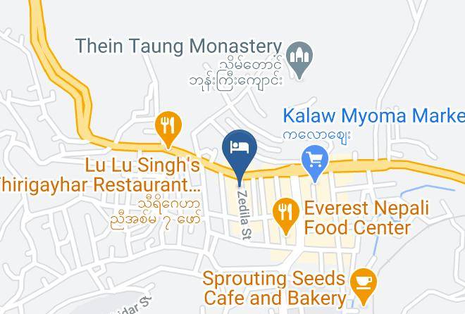 Taunggyi - Honey Pine Hotel Maps