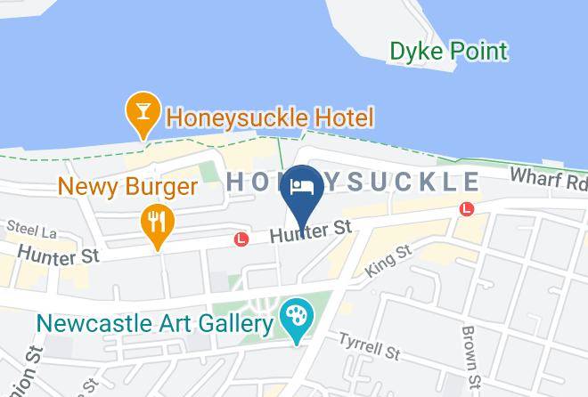 Newcastle - Clarendon Hotel Maps