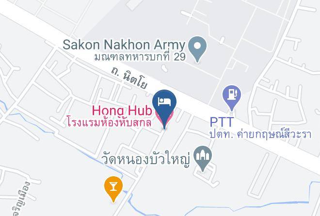 Amphoe Mueang Sakon Nakhon - Hong Hub Hotel Maps