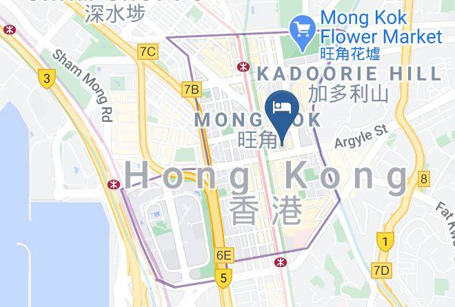 Kowloon - Hong Kong Budget Hotel Maps