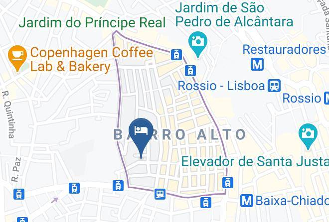 Lisbon - Hong Kong Chic In Bairro Alto Maps