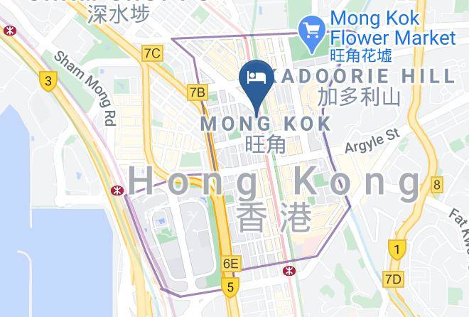 Hong Kong Hotel Map
