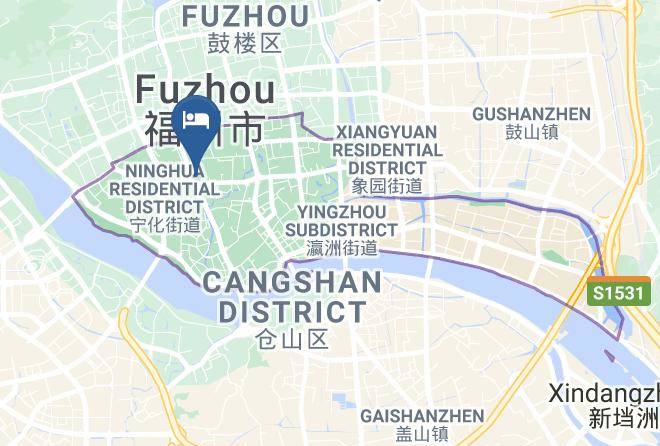 Fuzhou - Hong Qi Grand Hotel Maps