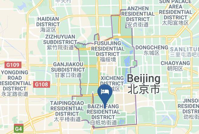 Xicheng District - Hong Wei Yi Jia Beijing Niu Jie Hotel Maps