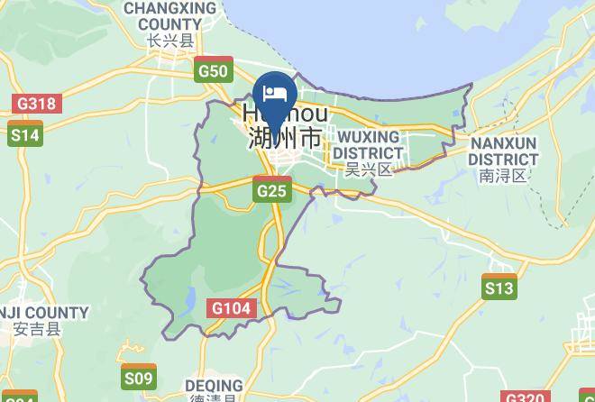 Huzhou - Hongbo Business Hotel Huzhou Maps