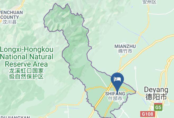 Deyang - Hongda Golden Bridge Hotel Maps
