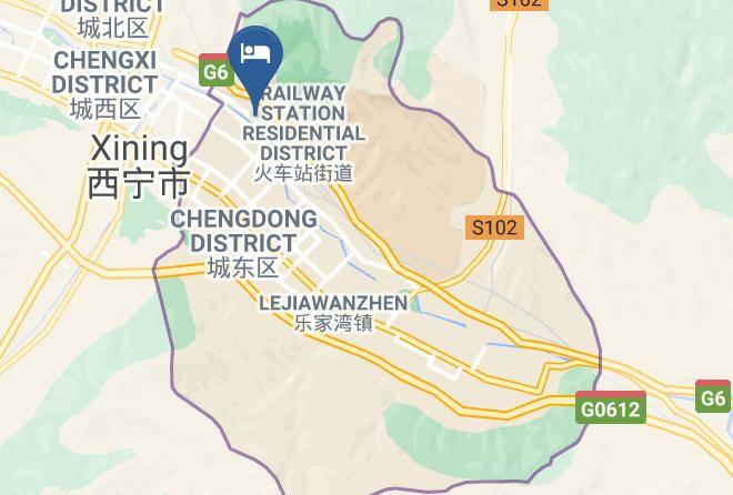 Xining - Hongda International Hotel Maps