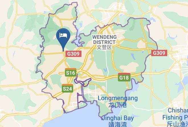 Weihai - Hongda Restaurant Hotel Maps
