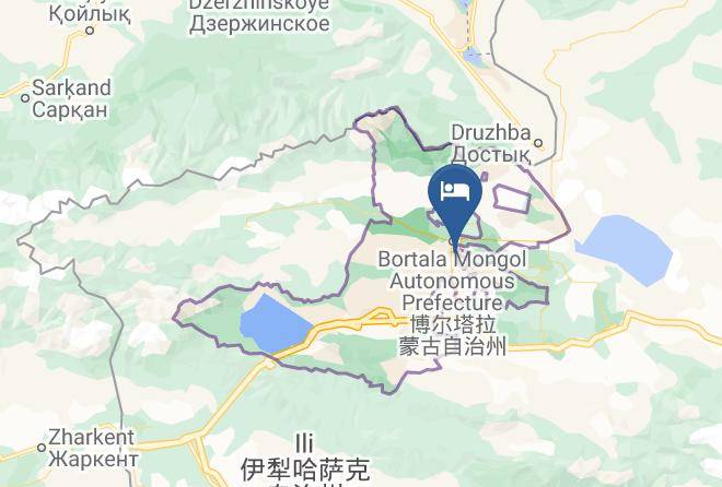 Bortala Mongol Aut Prefecture - Hongfeng Hotel Maps