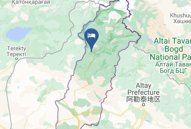 Altay Region - Hongfu Lake Kanas Resort Aletai Maps