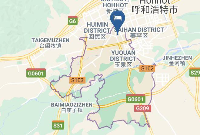 Hohhot - Hongge'er Express Hotel Maps