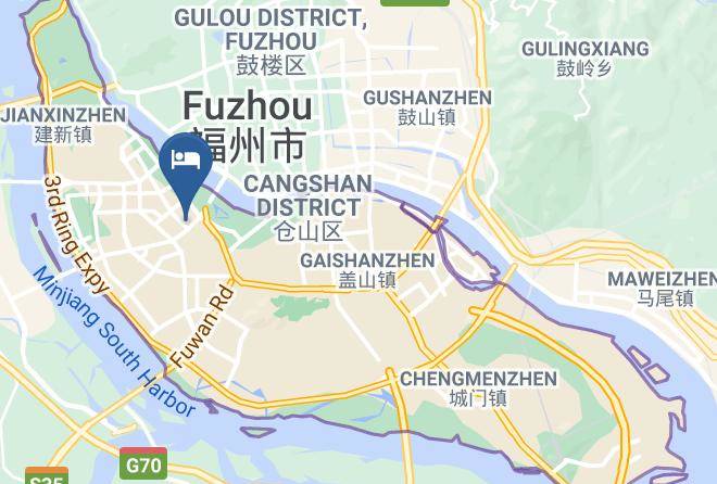 Fuzhou - Hongliang Garden Hotel Maps