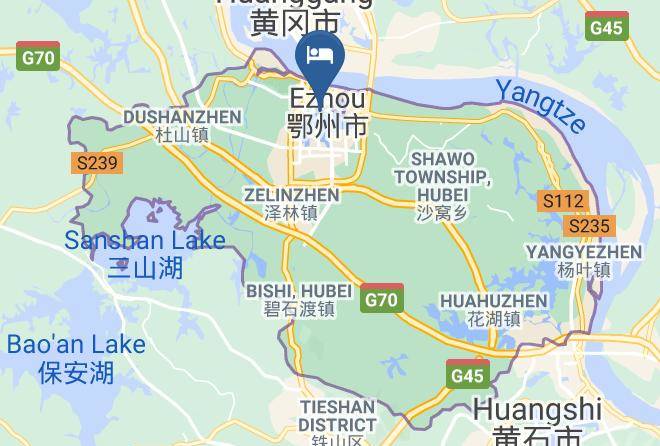 Ezhou - Hongqiao Holiday Restaurant Maps