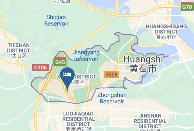 Huangshi - Hongri Hotel Maps