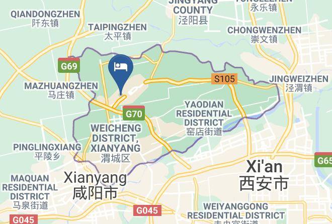 Xianyang - Hongrui Business Hotel Maps