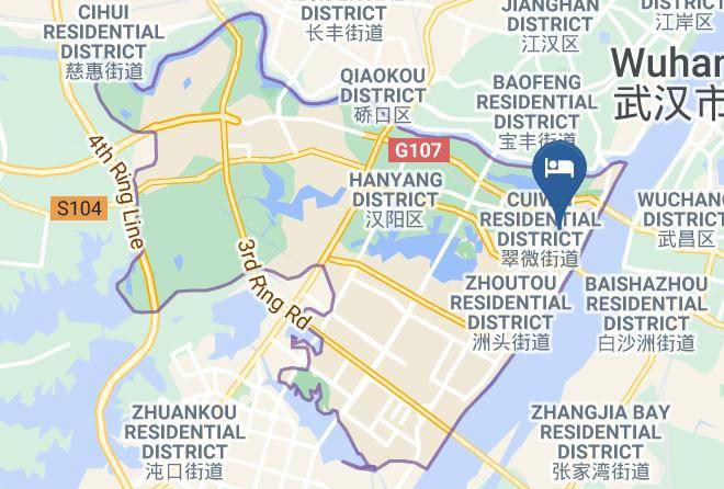 Wuhan - Hongshan District Wuhan City Happy Avenue Maps