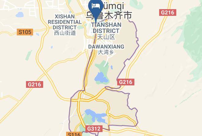 Urumqi - Hongshan New Century Commercial Hotel Maps