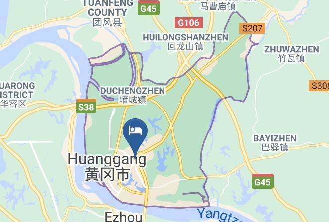 Huanggang - Hongshulin Hotel Maps