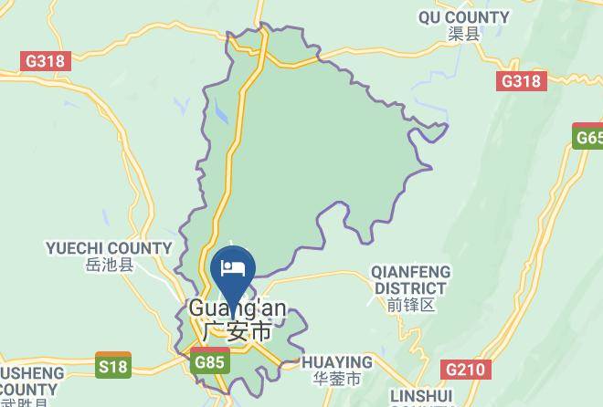 Guang An - Hongwang Hotel Maps