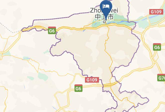 Zhongwei - Hongwei Baiqian Hotel Maps