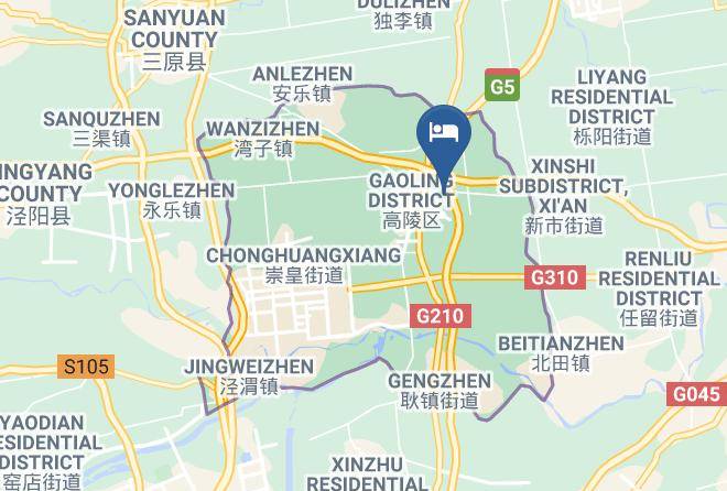 Xi An - Hongwei Theme Hotel Maps