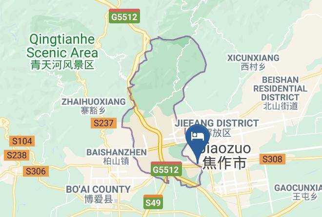 Jiaozuo - Hongxiagu Hot Spring Hotel Maps