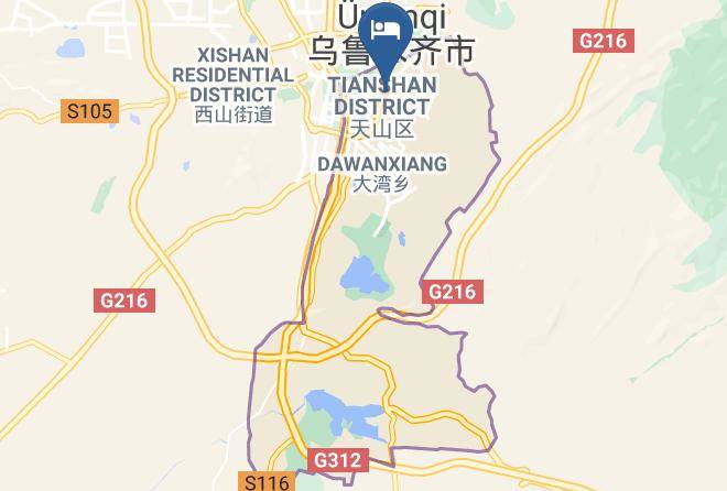 Urumqi - Hongyan Hotel Maps
