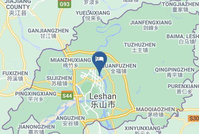Leshan - Hongyuan Hotel Maps
