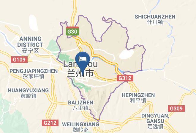 Lanzhou - Hongyun Hotel Maps