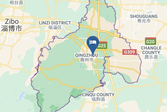 Weifang - Hongzhen Anyue Chain Hotel Qingzhou Taihua City Maps