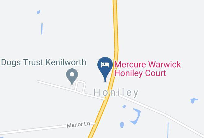 Honiley Court Hotel Map