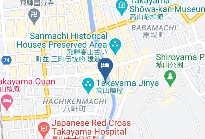 Takayama City - Honjin Hiranoya Bekkan Maps