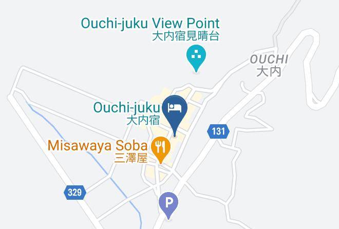 Shimogo Townminamiaizu District - Honke Ogiya Maps