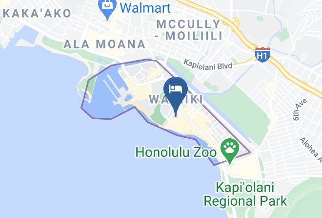 Honolulu - Honolulu Cookie Company Maps
