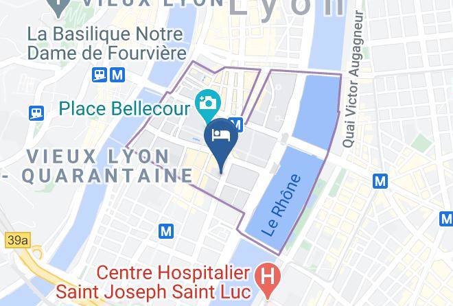 Rhone - Honore Hotel Pour Nomades Reveurs Maps