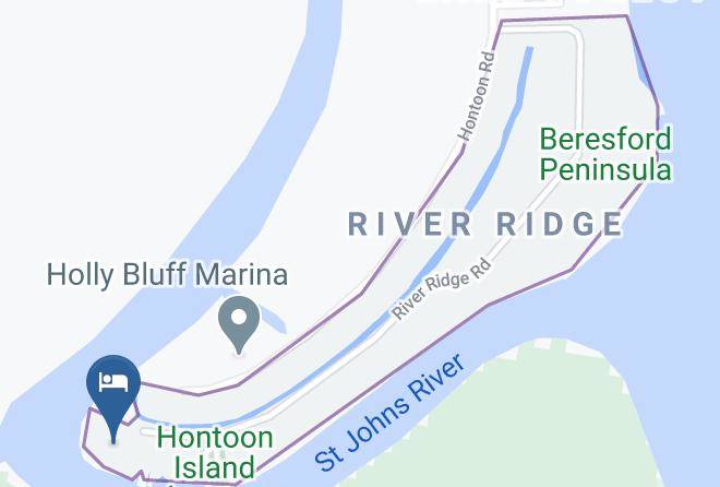 Hontoon Landing Resort & Marina Map
