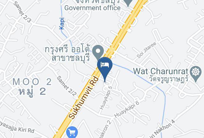 Mueang Chonburi District - Hop Inn Chonburi Maps