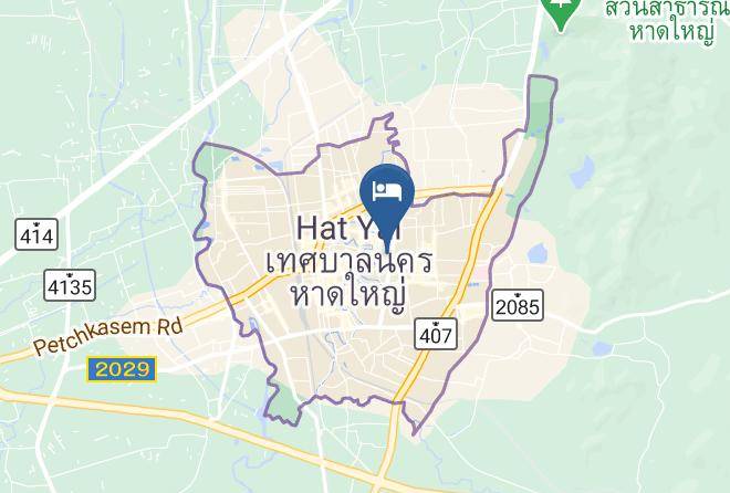 Amphoe Hat Yai - Hop Inn Downtown Hatyai Maps