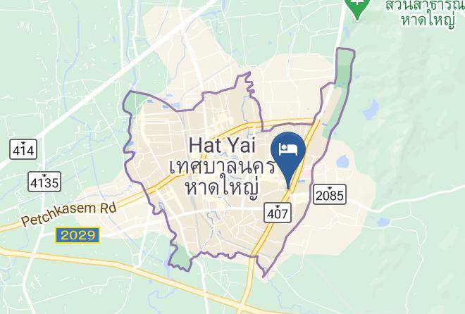 Amphoe Hat Yai - Hop Inn Hat Yai Maps