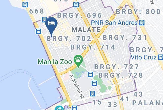 Hop Inn Hotel Ermita Manila Map
