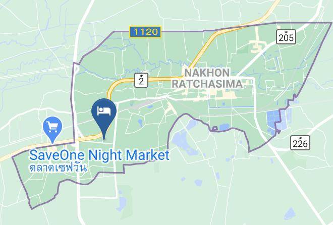 Amphoe Mueang Nakhon Ratchasima - Hop Inn Nakhon Ratchasima Maps
